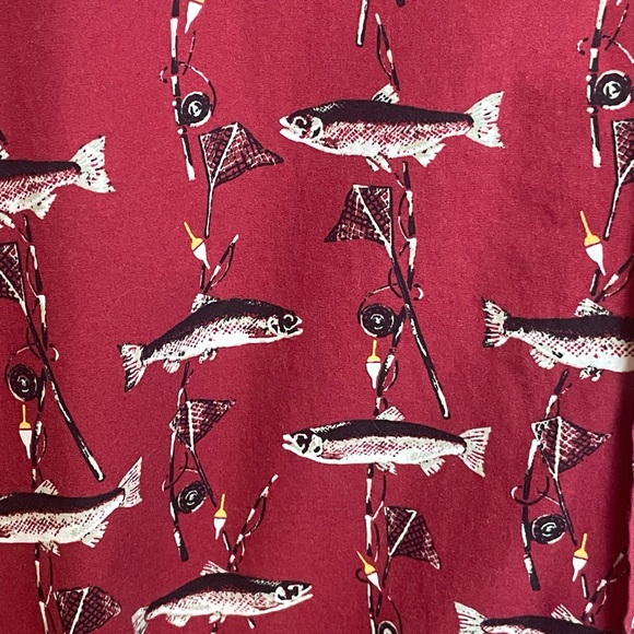 90’s Vintage Natural Issue Fishing Shirt size XL - Picture 6 of 8